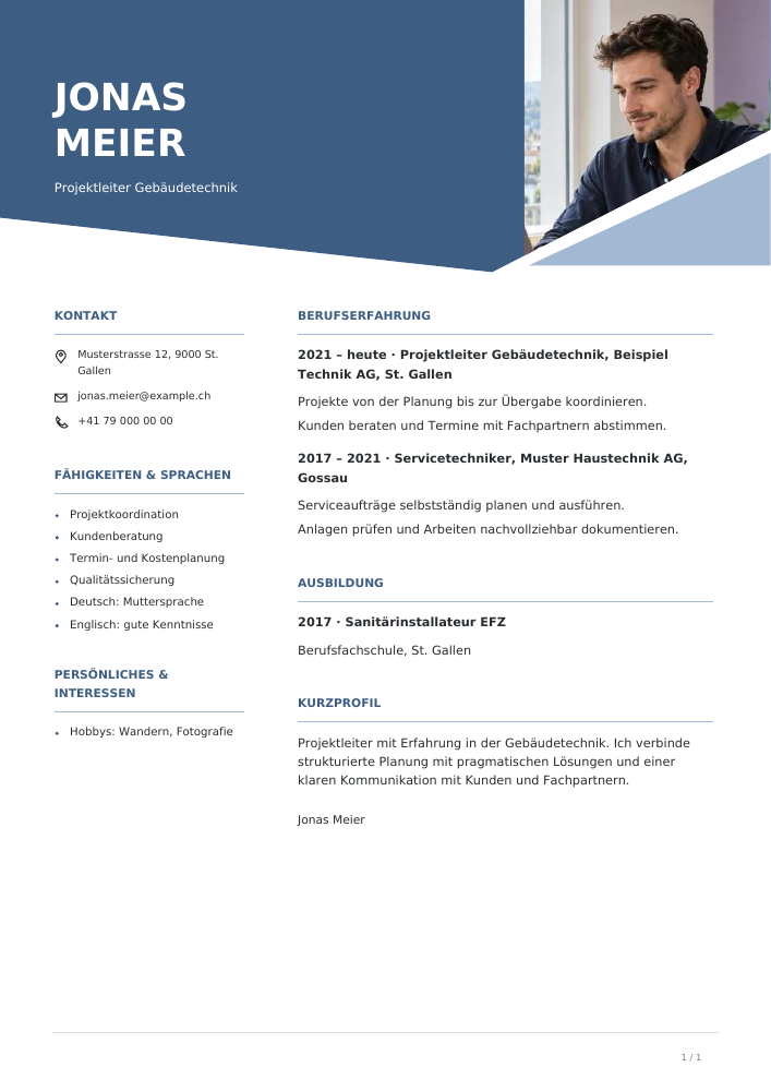 Lebenslauf – Denim Architecture