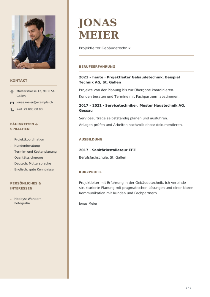 Lebenslauf – Dune Atelier