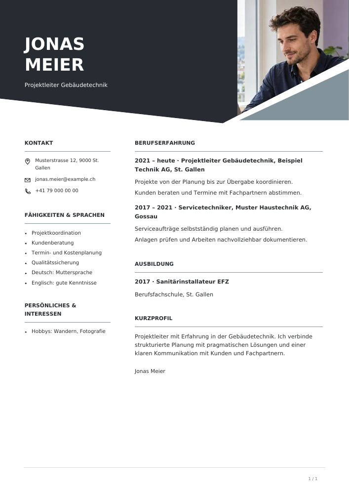 Lebenslauf – Carbon Architecture